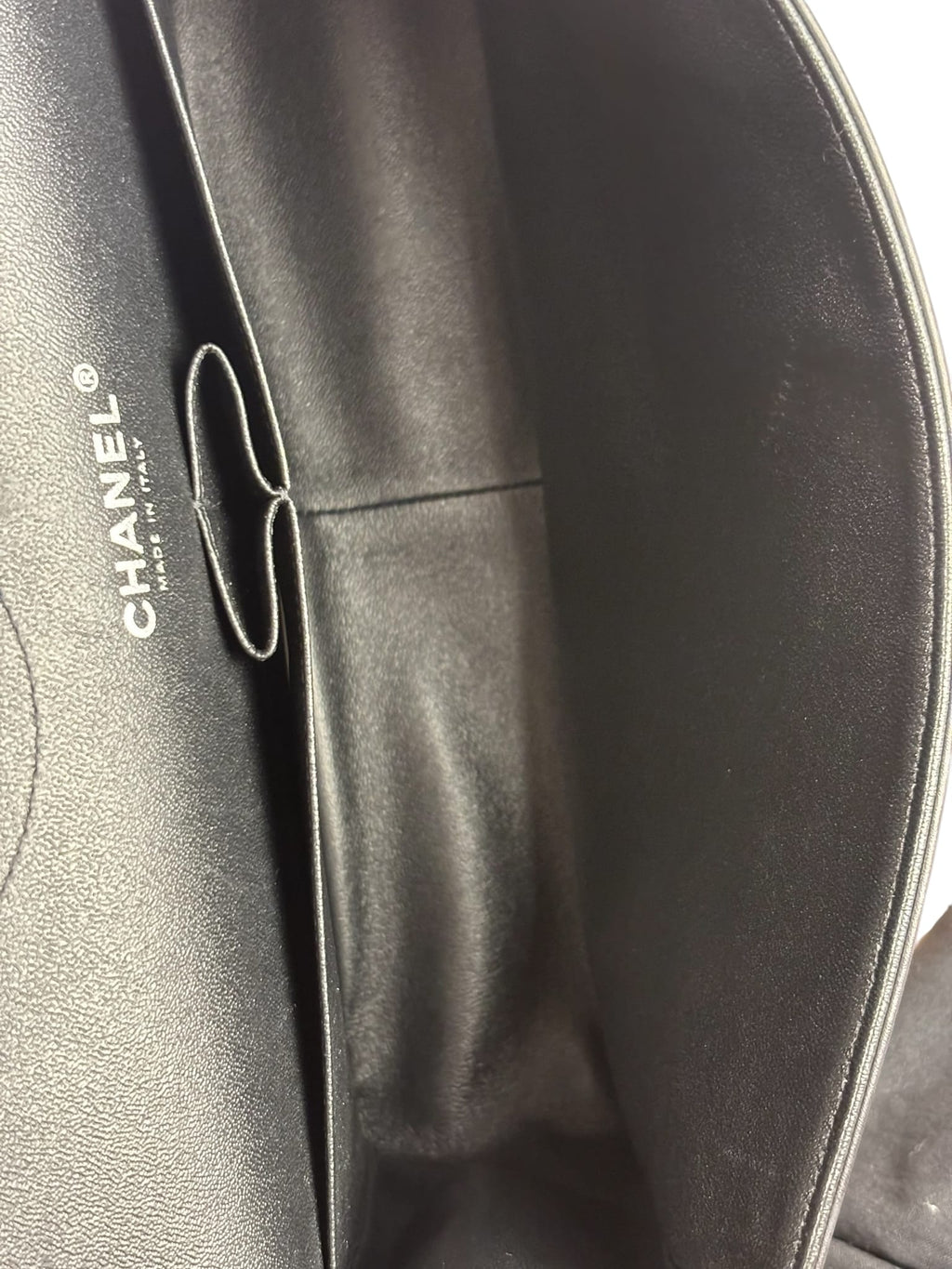 Chanel Black Patent Leather Jumbo Double Flap 2013