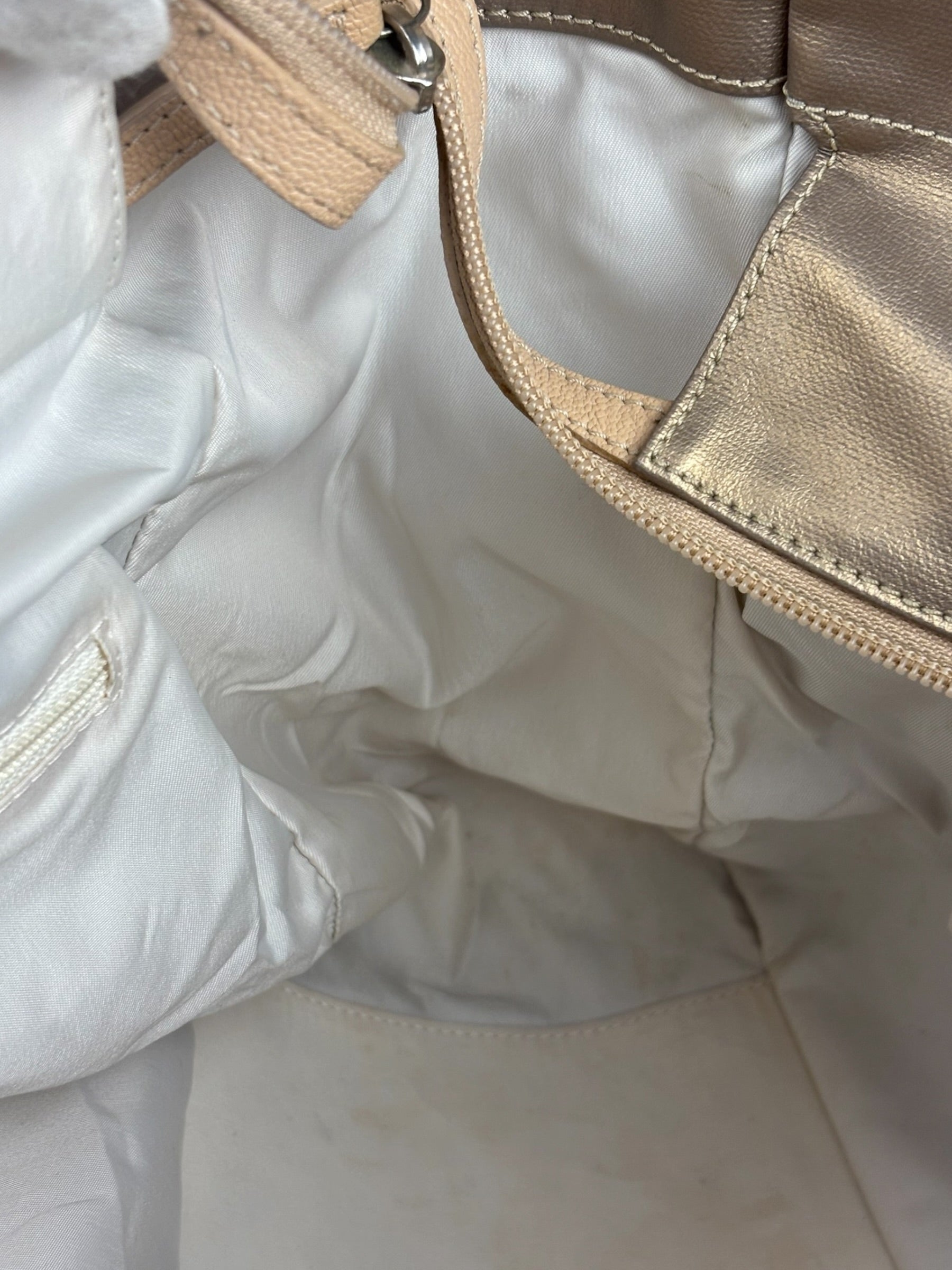 Chanel Paris-Biarritz Gold Quilted Tote Bag 2006