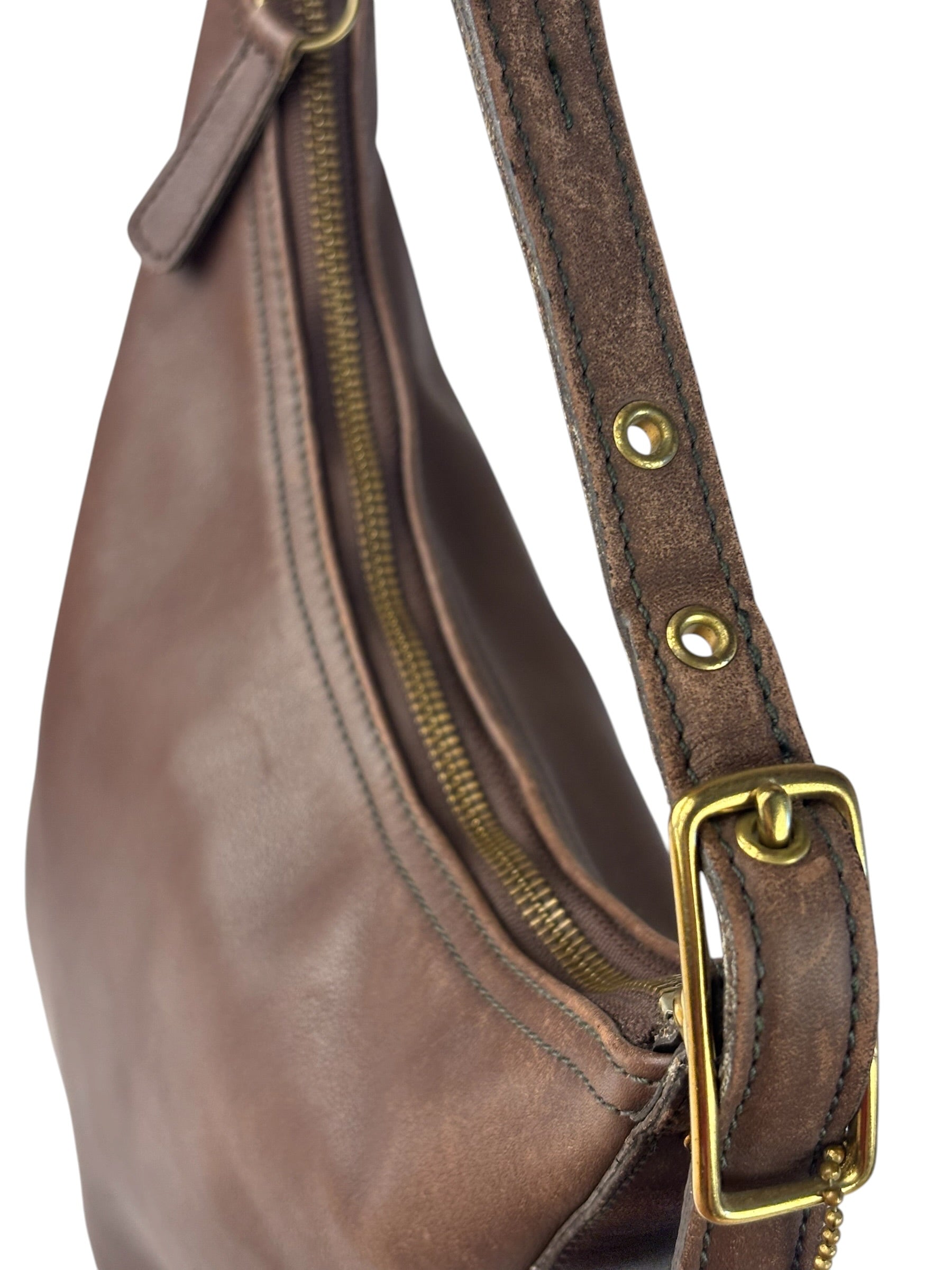 Coach Vintage Tan Brown Legacy West Hobo Bag