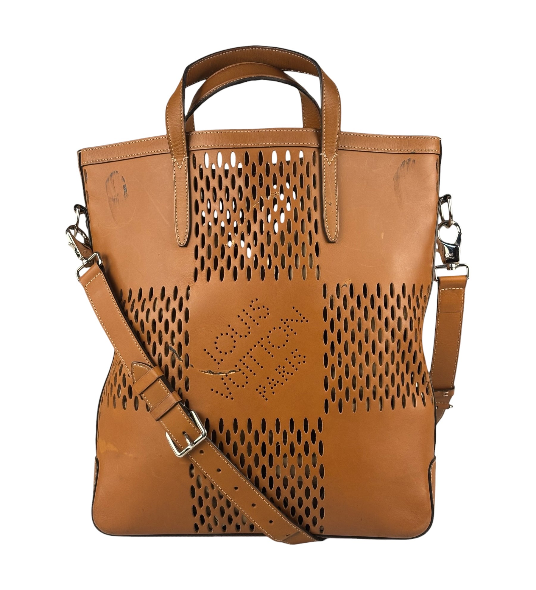 Louis Vuitton Cognac Damier Nomade Oversized Tote
