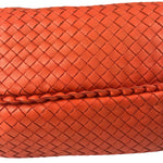 Bottega Veneta Orange Intrecciato Hobo Bag