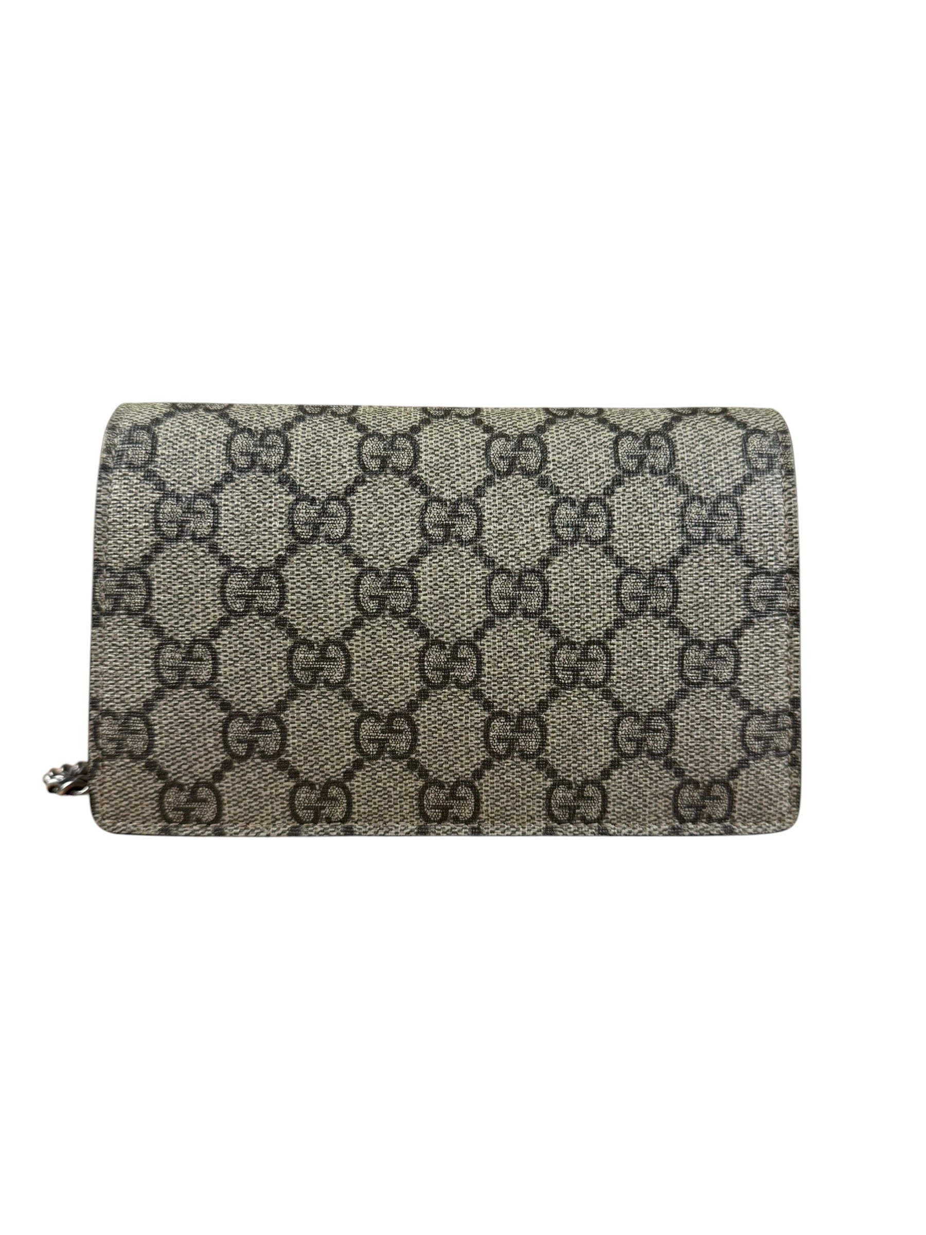 Gucci Dionysus GG Supreme Super Mini Bag Beige/Taupe