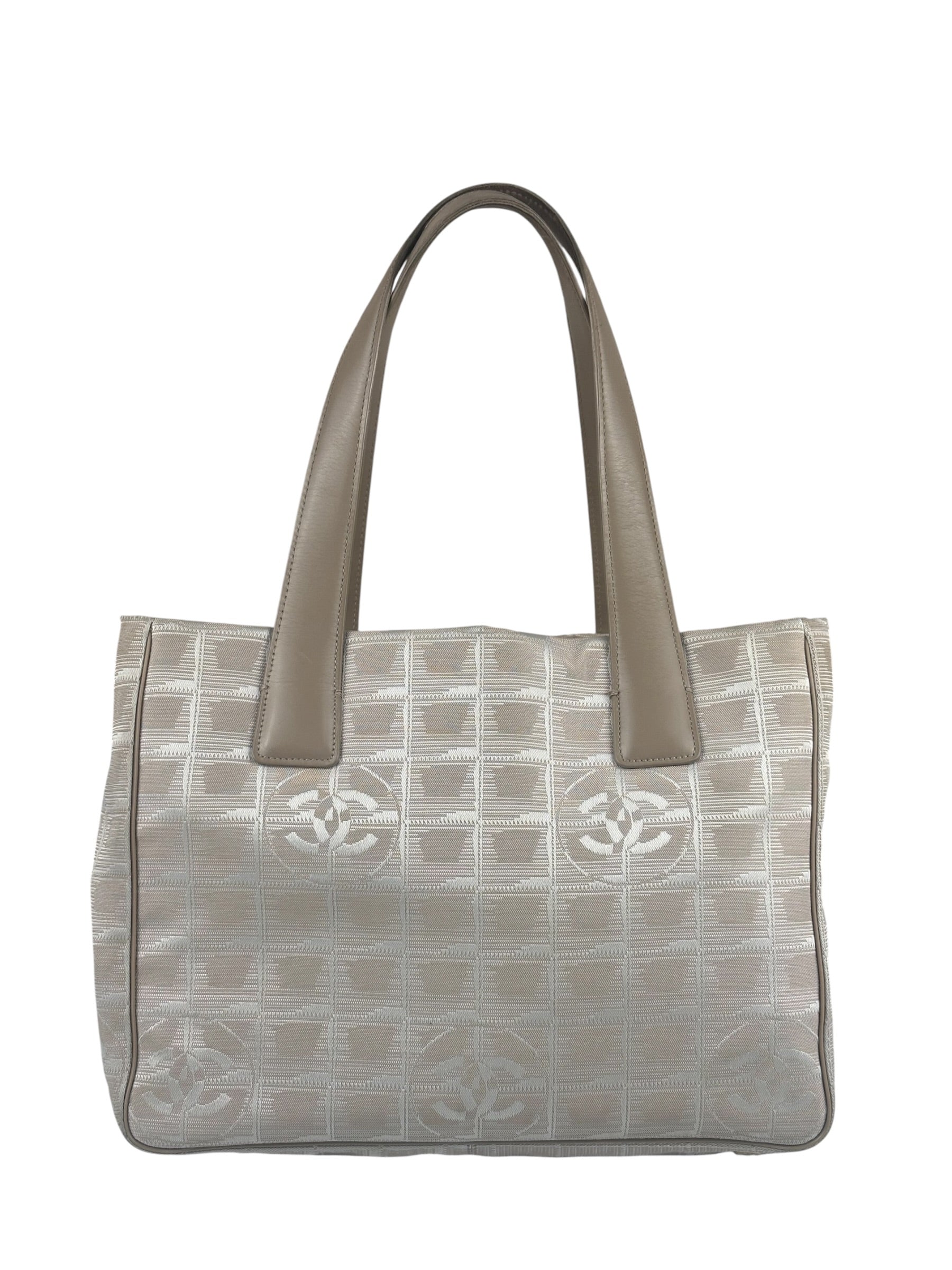 Chanel Beige Travel Line Nylon Shoulder Bag-2003
