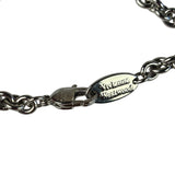 Vivienne Westwood Silver Bas Relief Pendant Necklace
