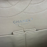 Chanel Aged Ivory Quilted Leather 2.55 Reissue Double Flap Bag 2009