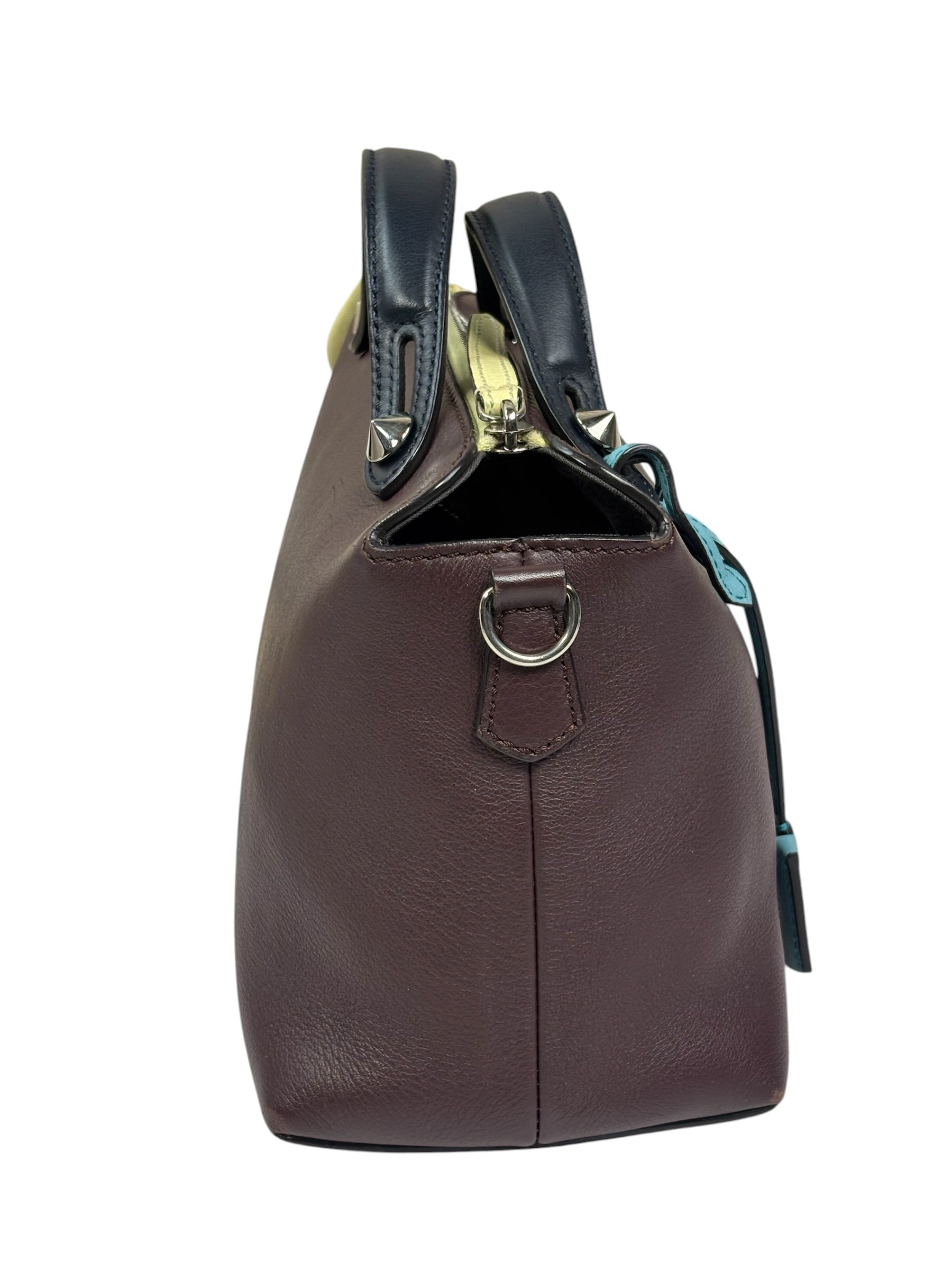 Fendi Burgundy By The Way 2 Way Boston Bag