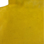 Fendi Yellow Leather Shoulder Bag