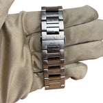 Gucci 142.4 Black Dial Stainless Steel Watch