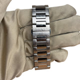 Gucci 142.4 Black Dial Stainless Steel Watch