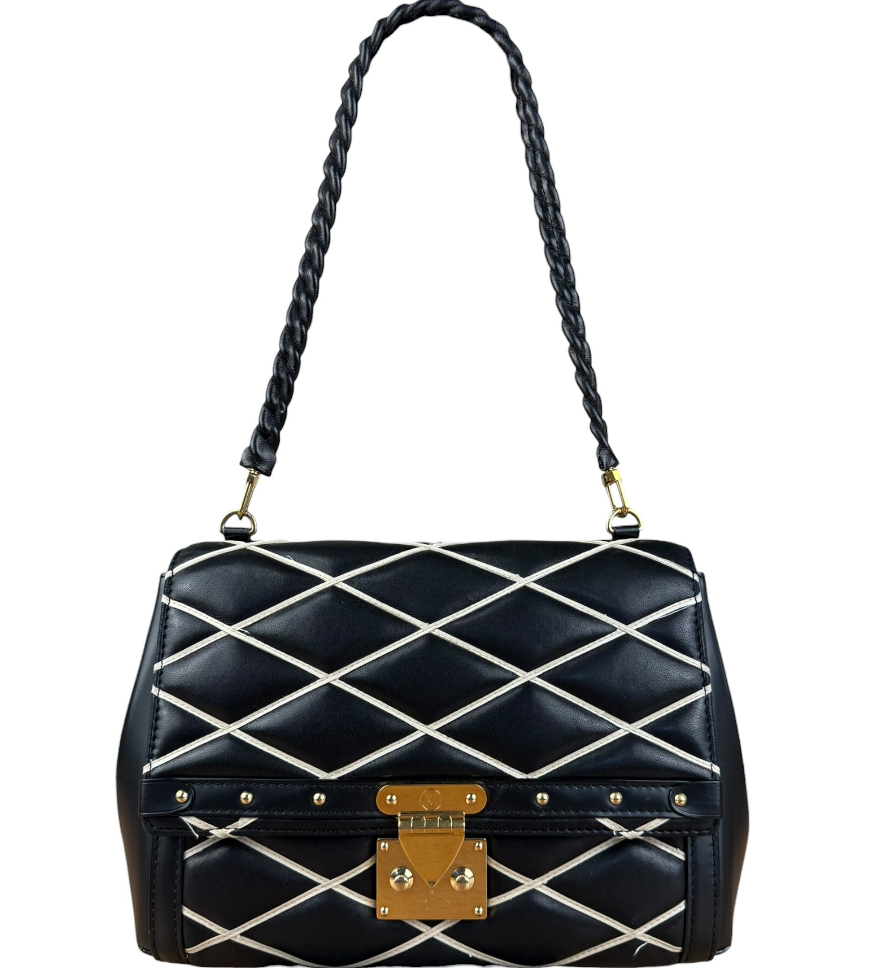 Louis Vuitton Black Malletage Quilted Shoulder Bag