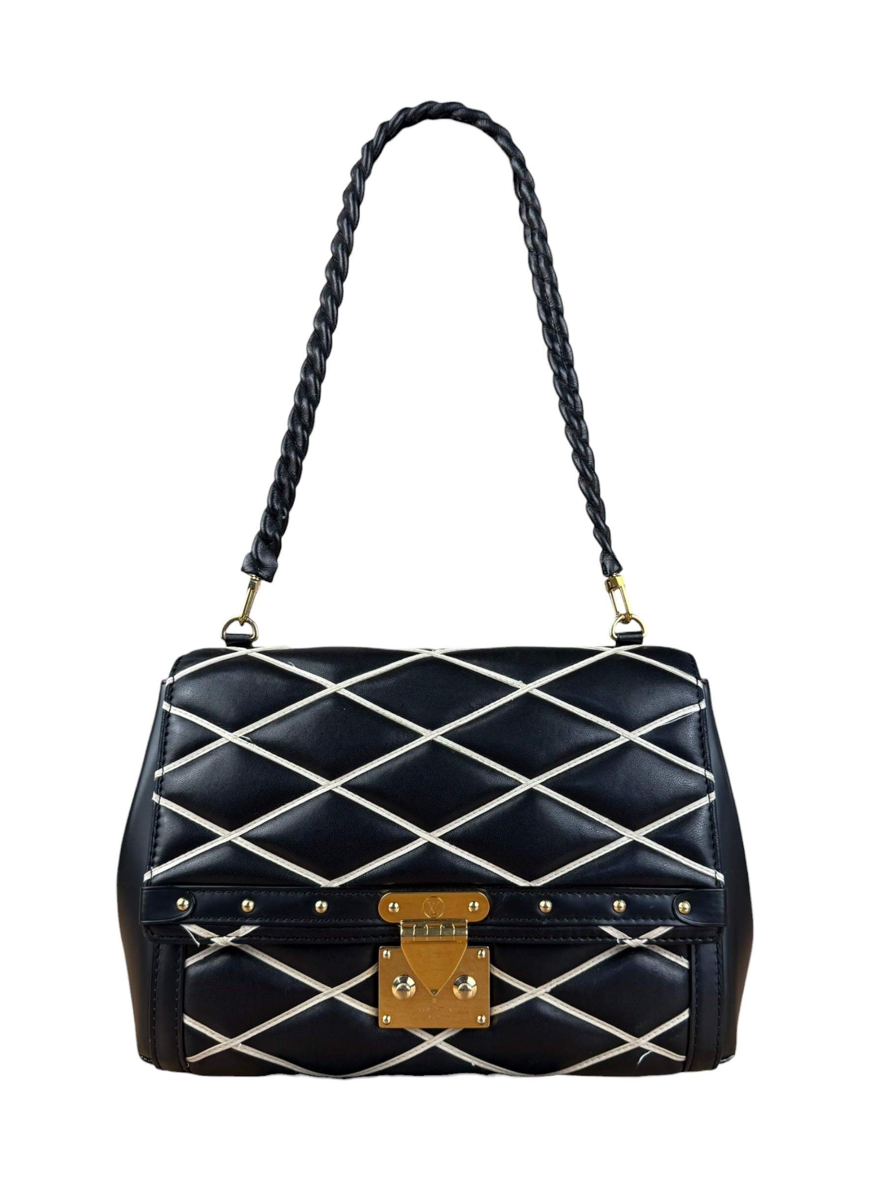 Louis Vuitton Black Malletage Quilted Shoulder Bag