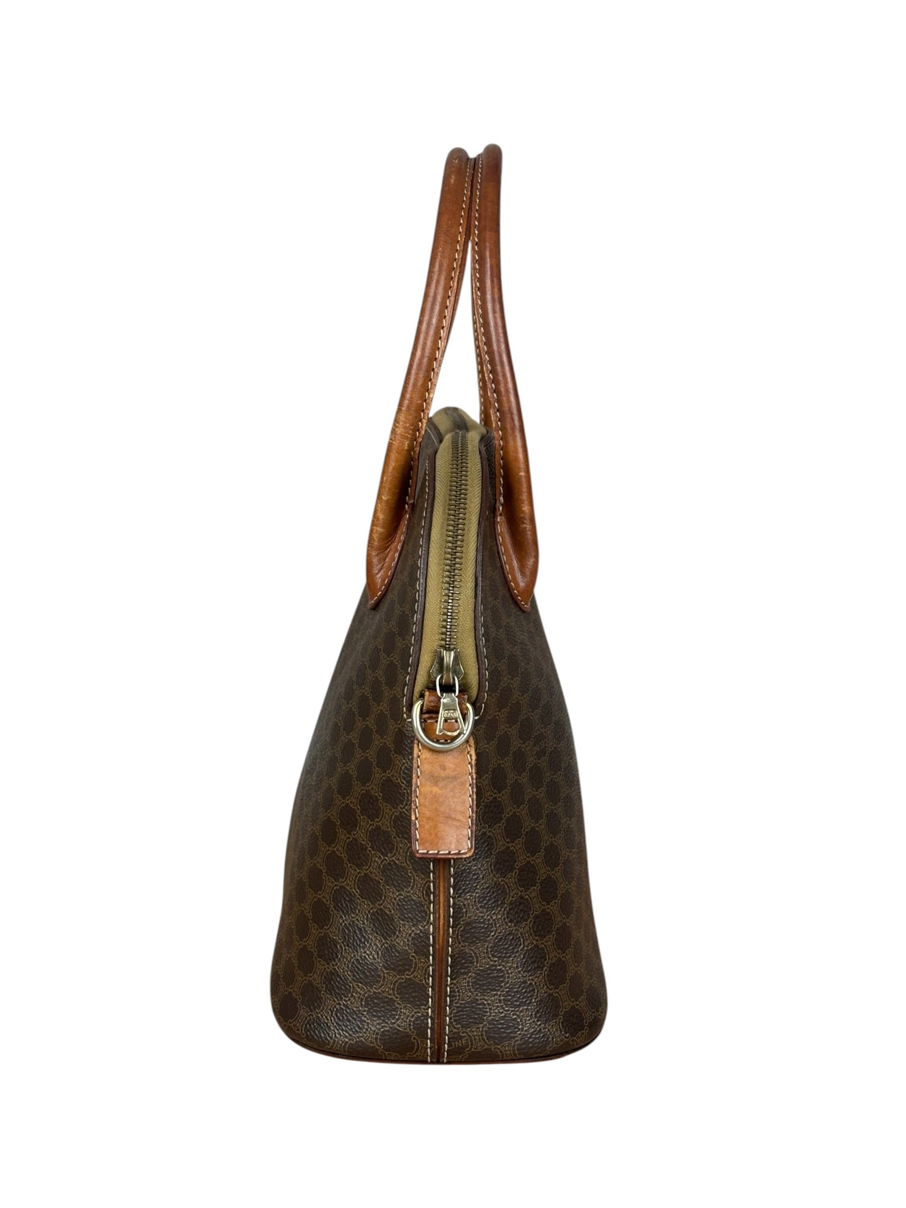 Celine Vintage Macadam Top Handle Bag