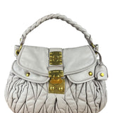 Miu Miu Lilac Nappa Leather Shoulder Bag