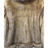 Saga Brown Mink Fur/Fox Fur Trim Coat