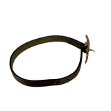 Hermes Black/Silver Behapi Leather Bracelet