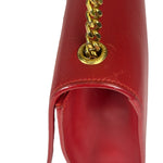 Yves Saint Laurent Red Leather Medium Kate Shoulder Bag
