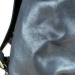 Coach black Leather Backpack