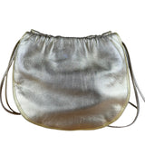 Loewe Gold Leather Anagram Shoulder Bag