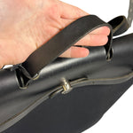 Hermes Black Toile Herbag 39 Handbag