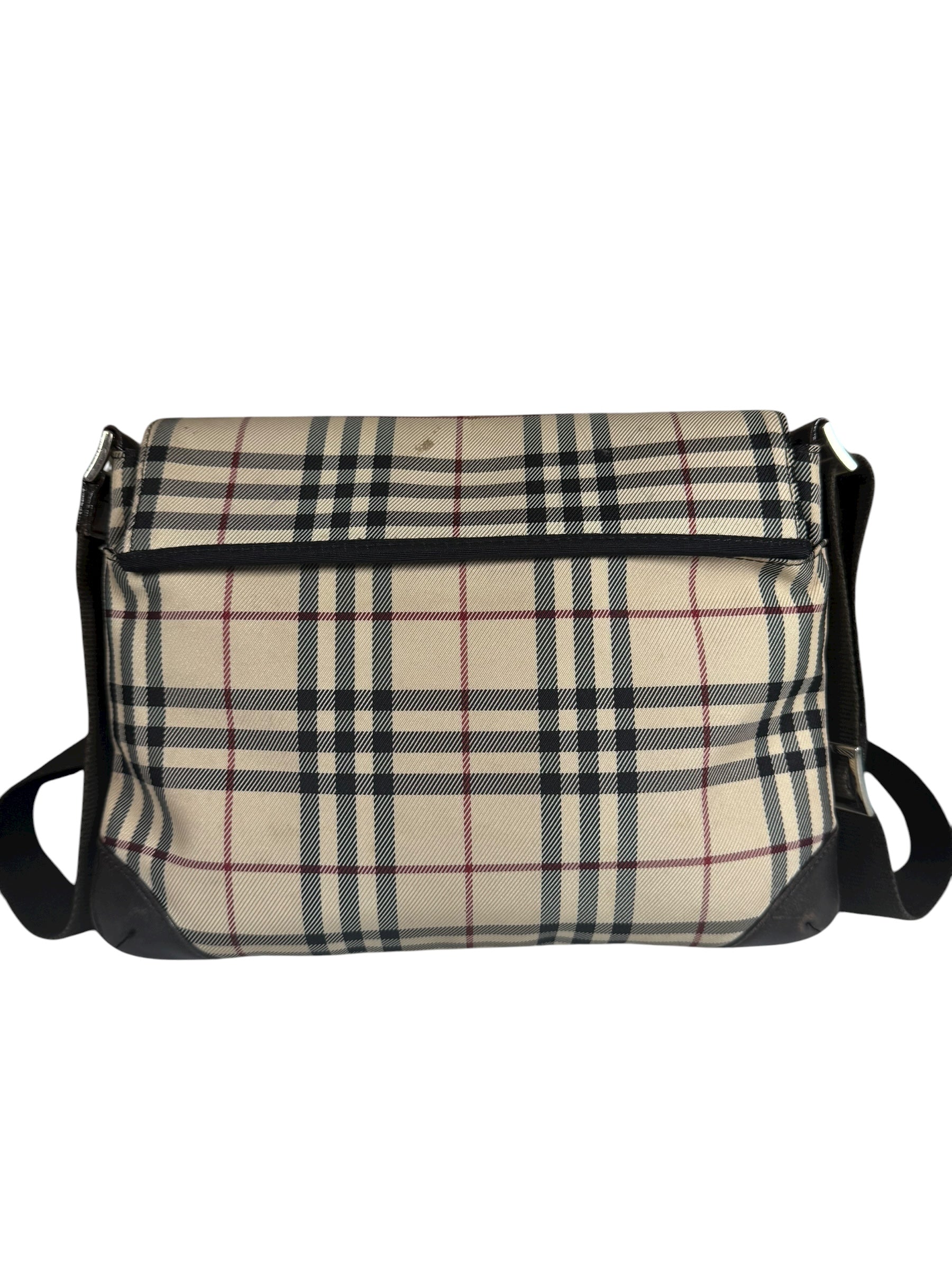Burberry Nova Check Flap Crossbody Bag