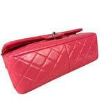 Chanel Pink Patent Leather Double Flap Bag 2012