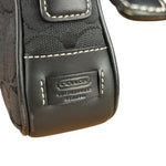 Coach Vintage CC Black Flap Shoulder Bag