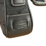 Coach Vintage CC Black Flap Shoulder Bag