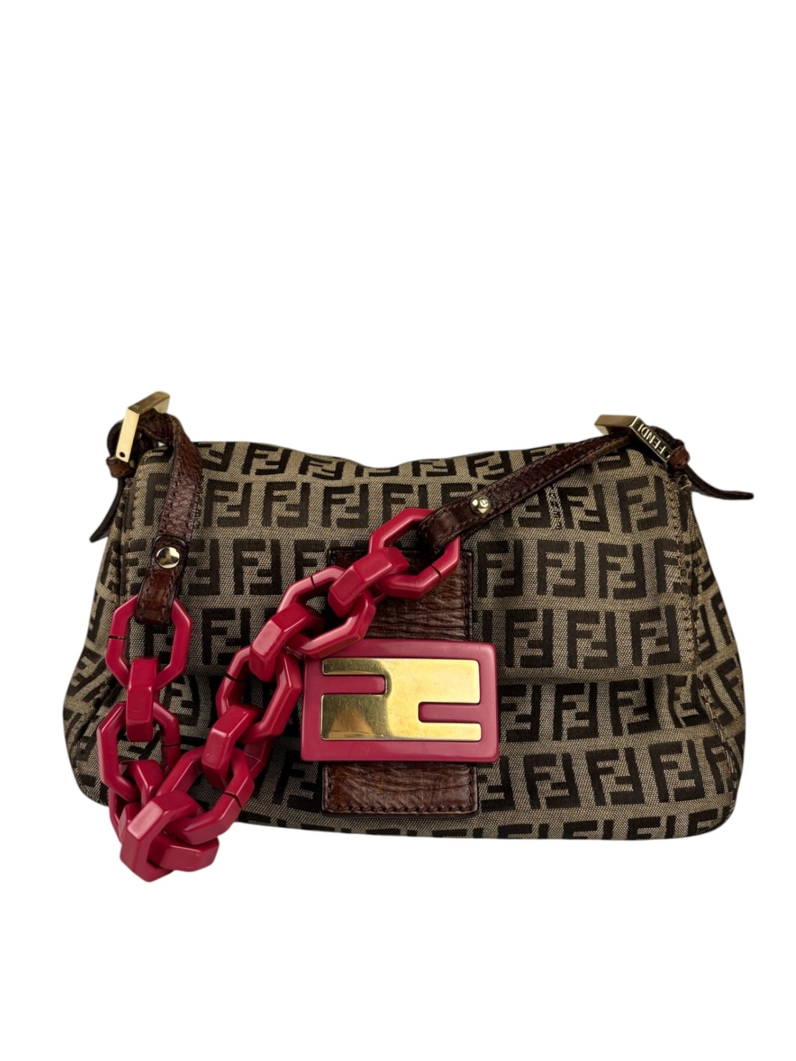 Fendi Vintage Zucchino Mamma Baguette