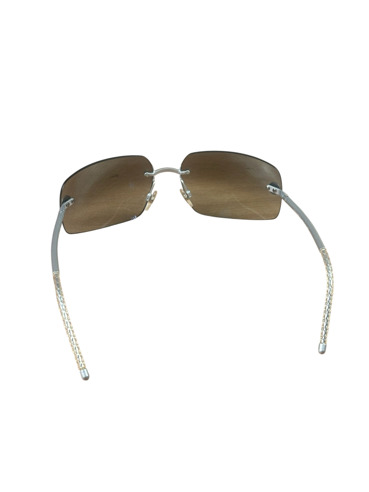 Chanel Silver Rimless C167/6V Sunglasses
