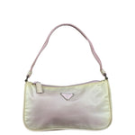 Prada Pink Nylon Tessuto Pochette