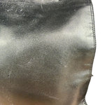 Chanel Vintage Black Leather Flap Crossbody Messenger Bag 1997