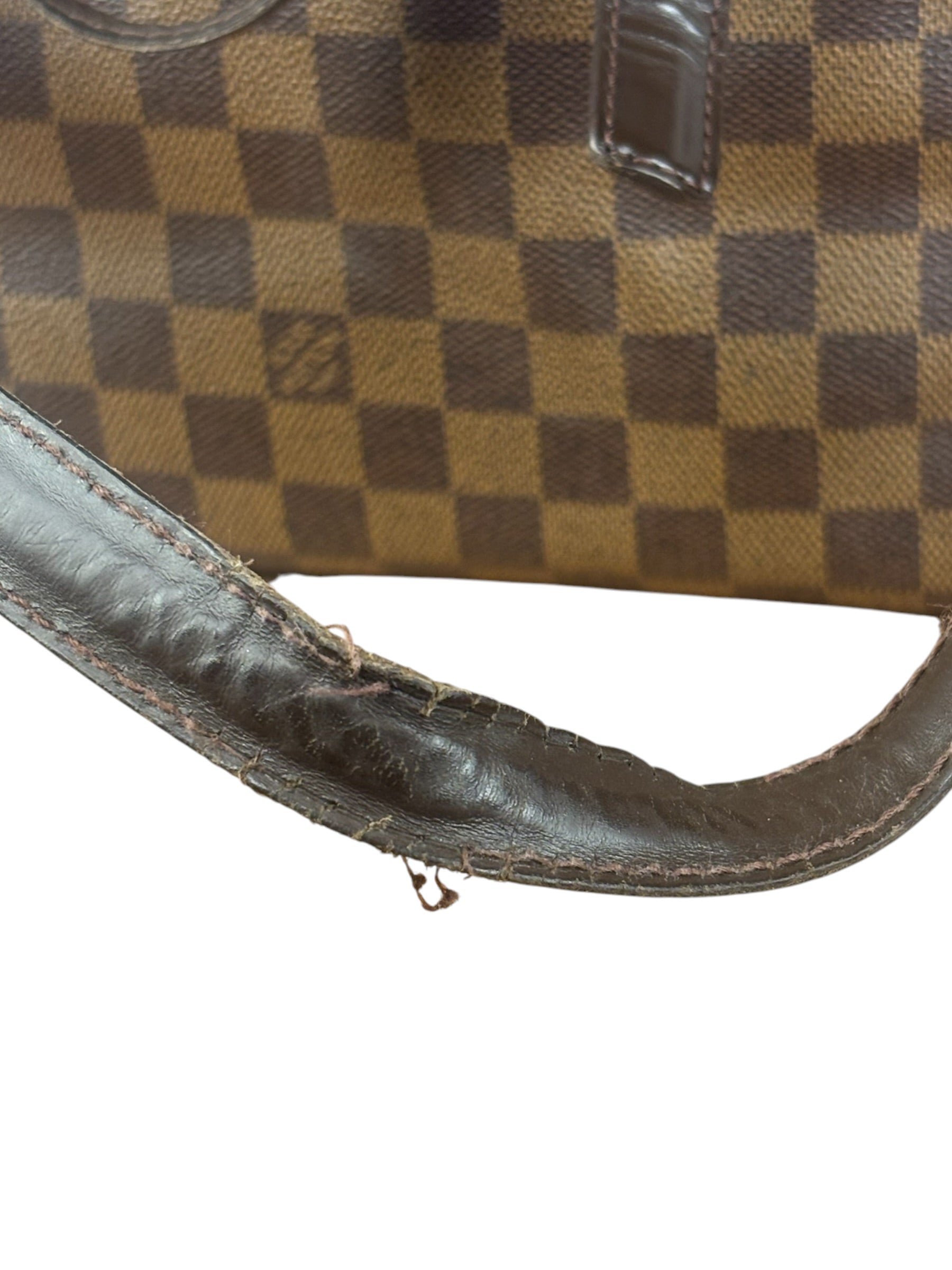 Louis Vuitton Damier Ebene Columbine Shoulder/Tote Bag