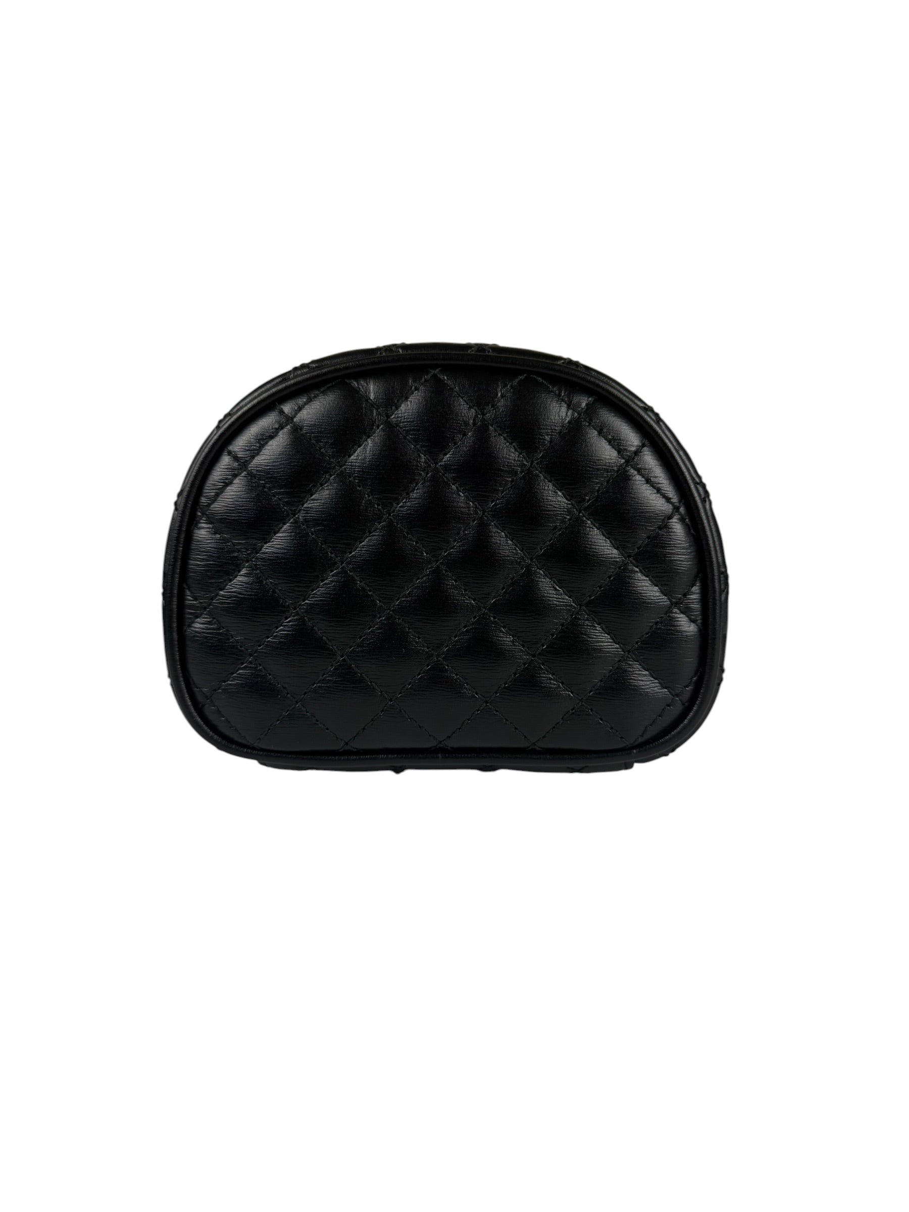 Gucci GG Zumi Cylindrical Black Quilted Leather Shoulder Bag