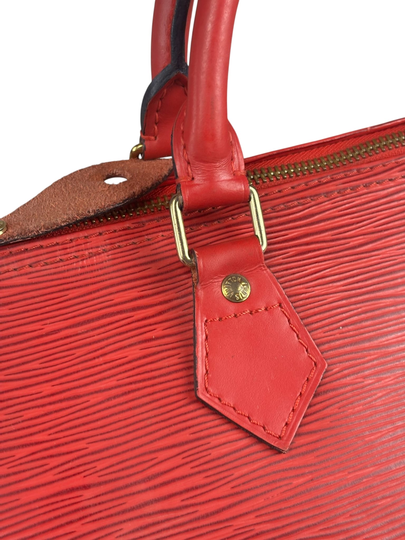 Louis Vuitton Red Epi Leather Speedy 30