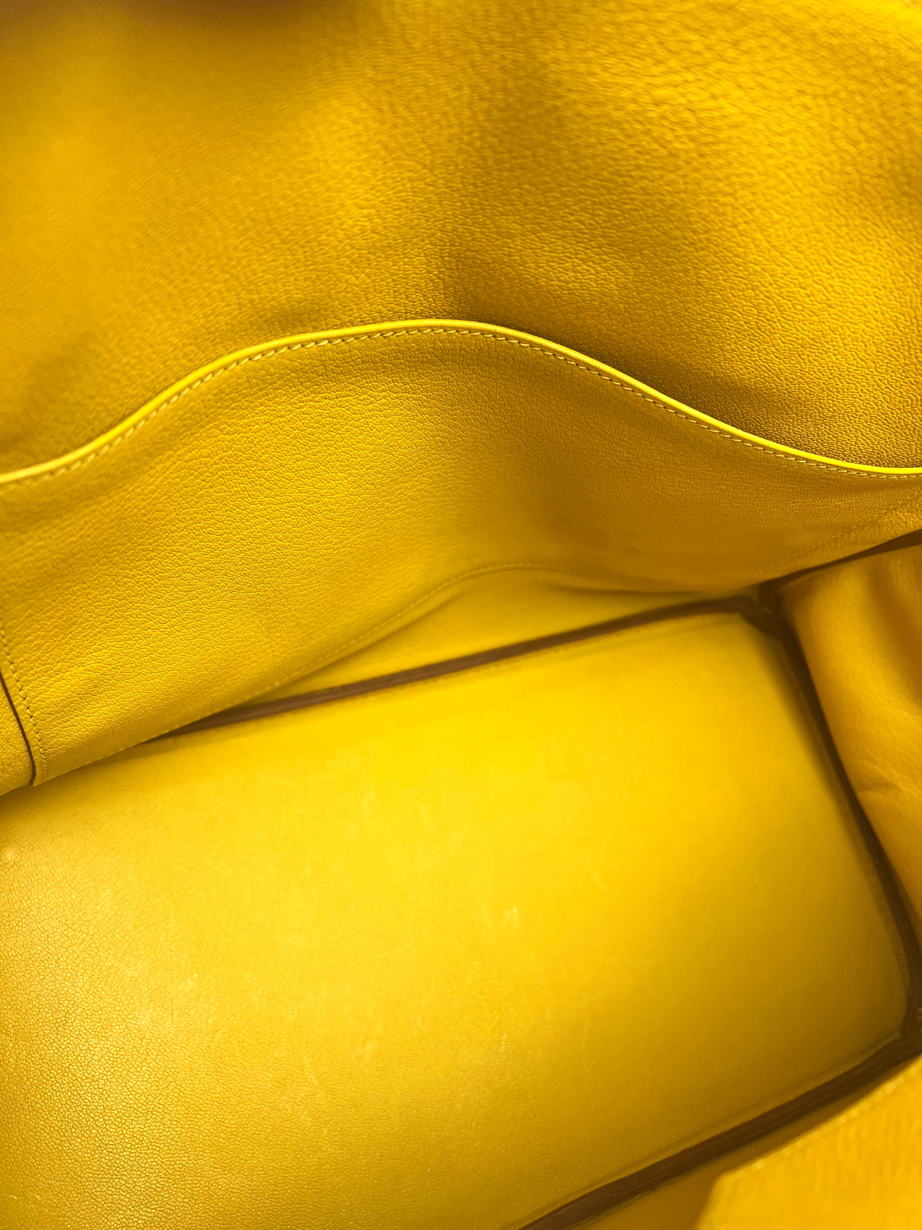 Hermes Birkin 35 Cushvel Havana x Jaune
