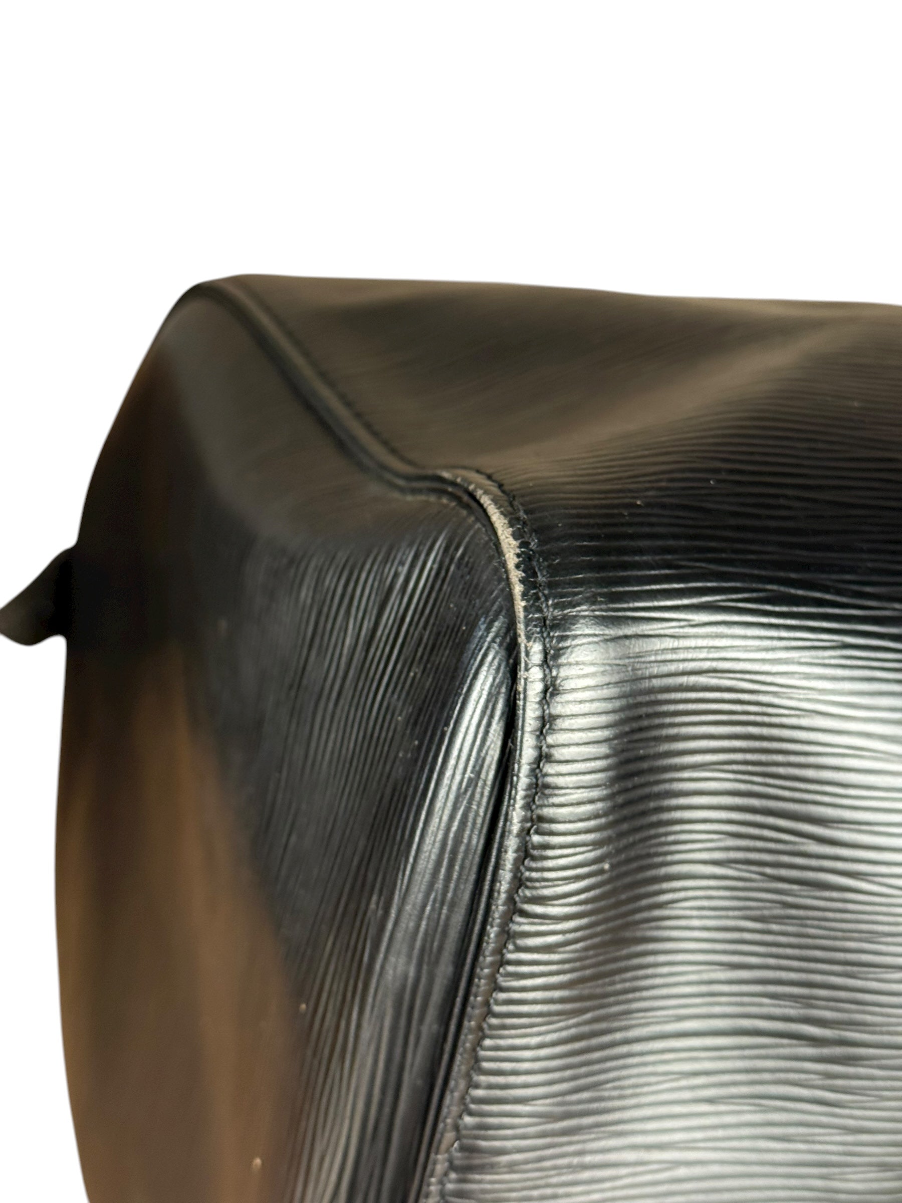 Louis Vuitton Noir Epi Leather Keepall 55