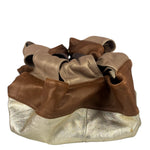 Loewe Gold/Bronze Leather Nappa Aire Handbag