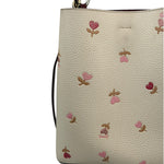 Coach Cream/Burgundy Small Town Bucket Bag