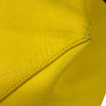 Celine Yellow/Black Leather Horizontal Cabas Tote
