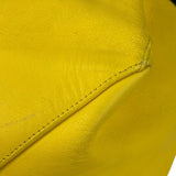 Celine Yellow/Black Leather Horizontal Cabas Tote