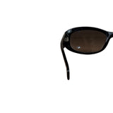 Christian Dior Vintage Black Oval Frame Sunglasses