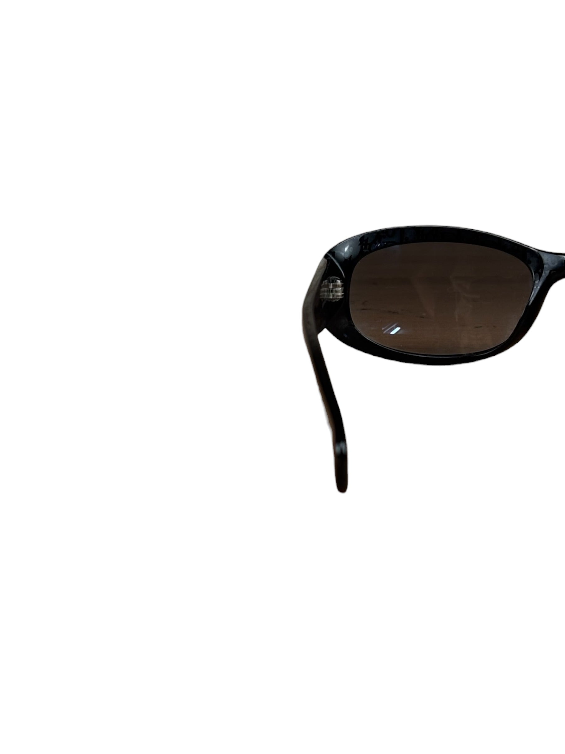 Christian Dior Vintage Black Oval Frame Sunglasses