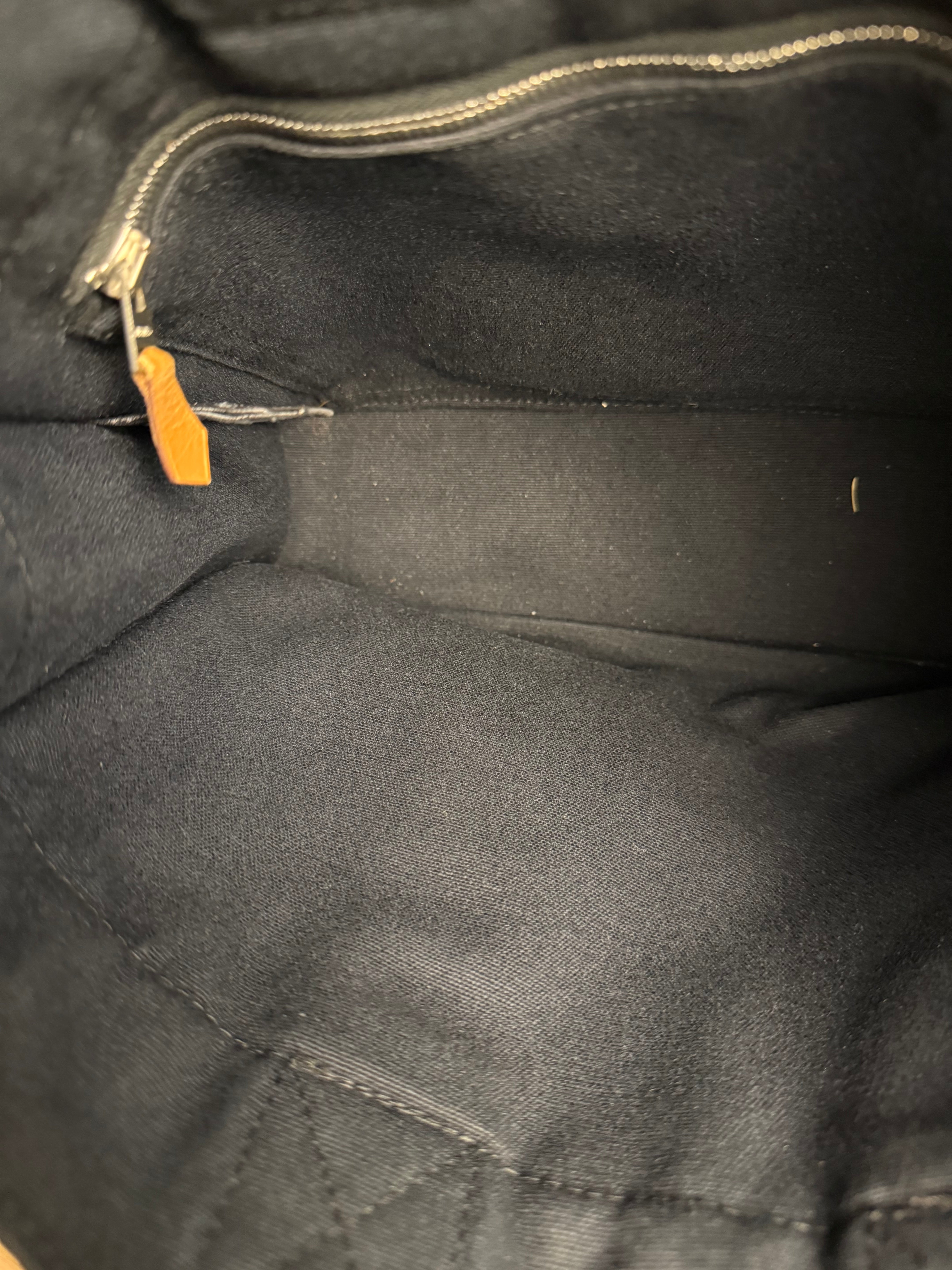 Hermes Black Fourre Tout Canvas Tote