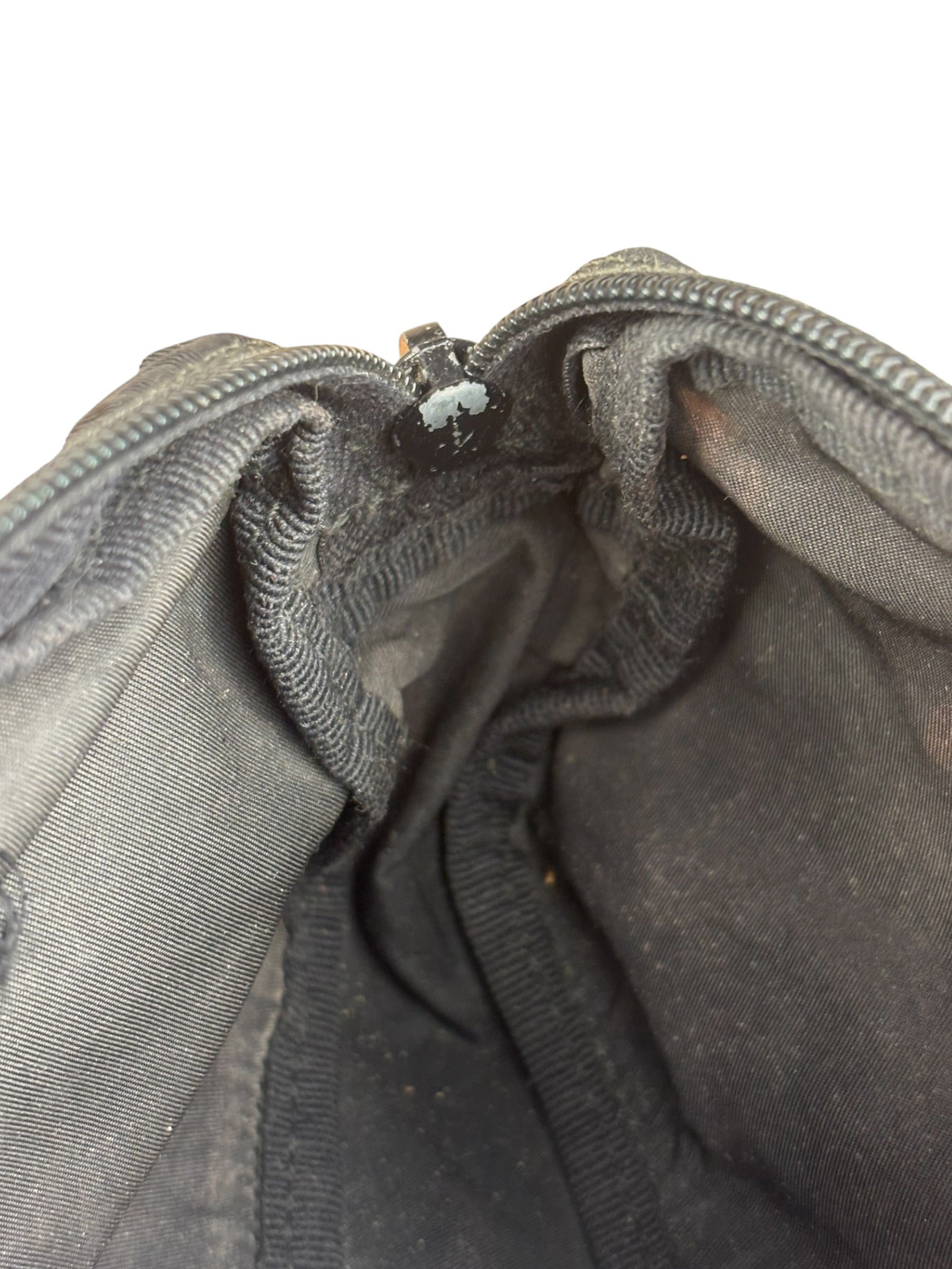 Prada Black Nylon Mini Travel Pouch