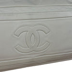 Chanel Coco Cocoon Ivory Puff Leather Boston Handbag 2009