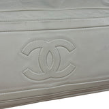 Chanel Coco Cocoon Ivory Puff Leather Boston Handbag 2009