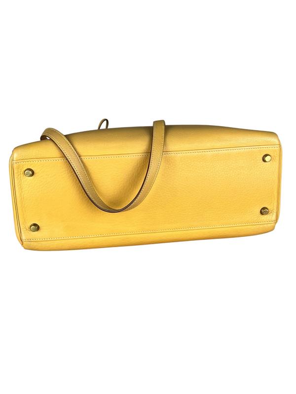 Hermes Kelly 35 Ambre Togo Gold 1997 Handbag