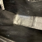 Chanel Black Patent Chocolate Bar Tote Bag 2002