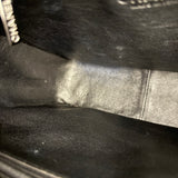Chanel Black Patent Chocolate Bar Tote Bag 2002