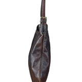 Gucci Brown Web Britt Hobo Leather Shoulder Bag